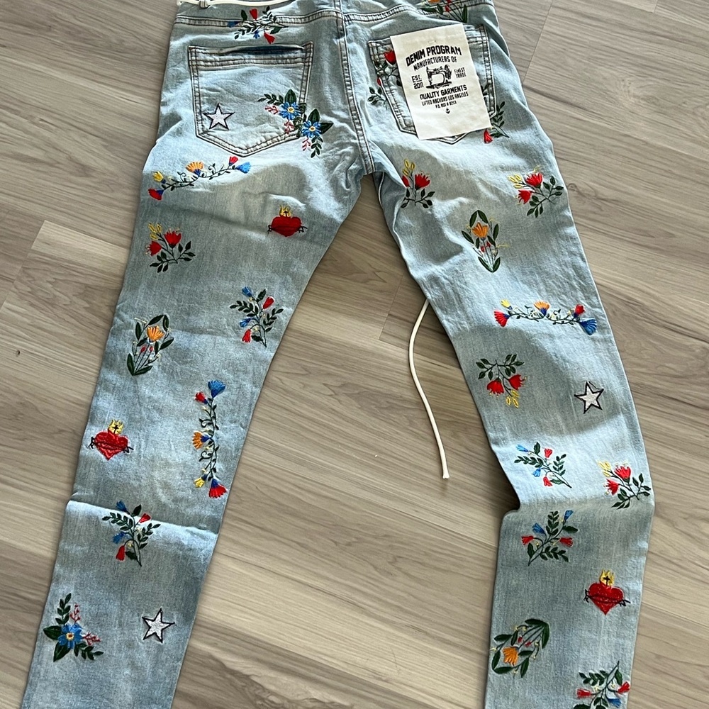 Lifted anchors denim jean